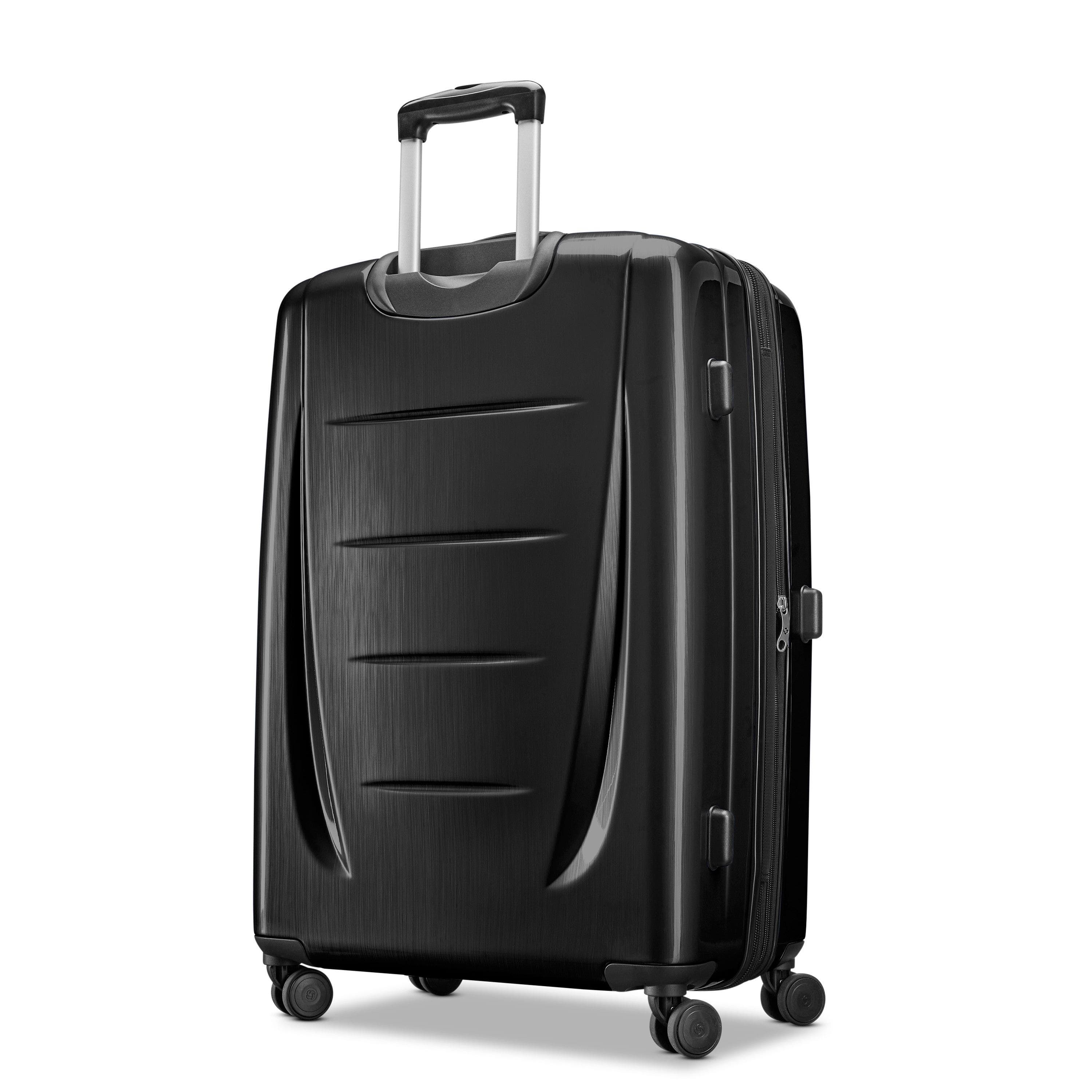 Samsonite Winfield 2 Checked-Large 28-Inch Hardside Expandable Luggage with Spinner Wheels, Alternate, color, Brushed Anthracite