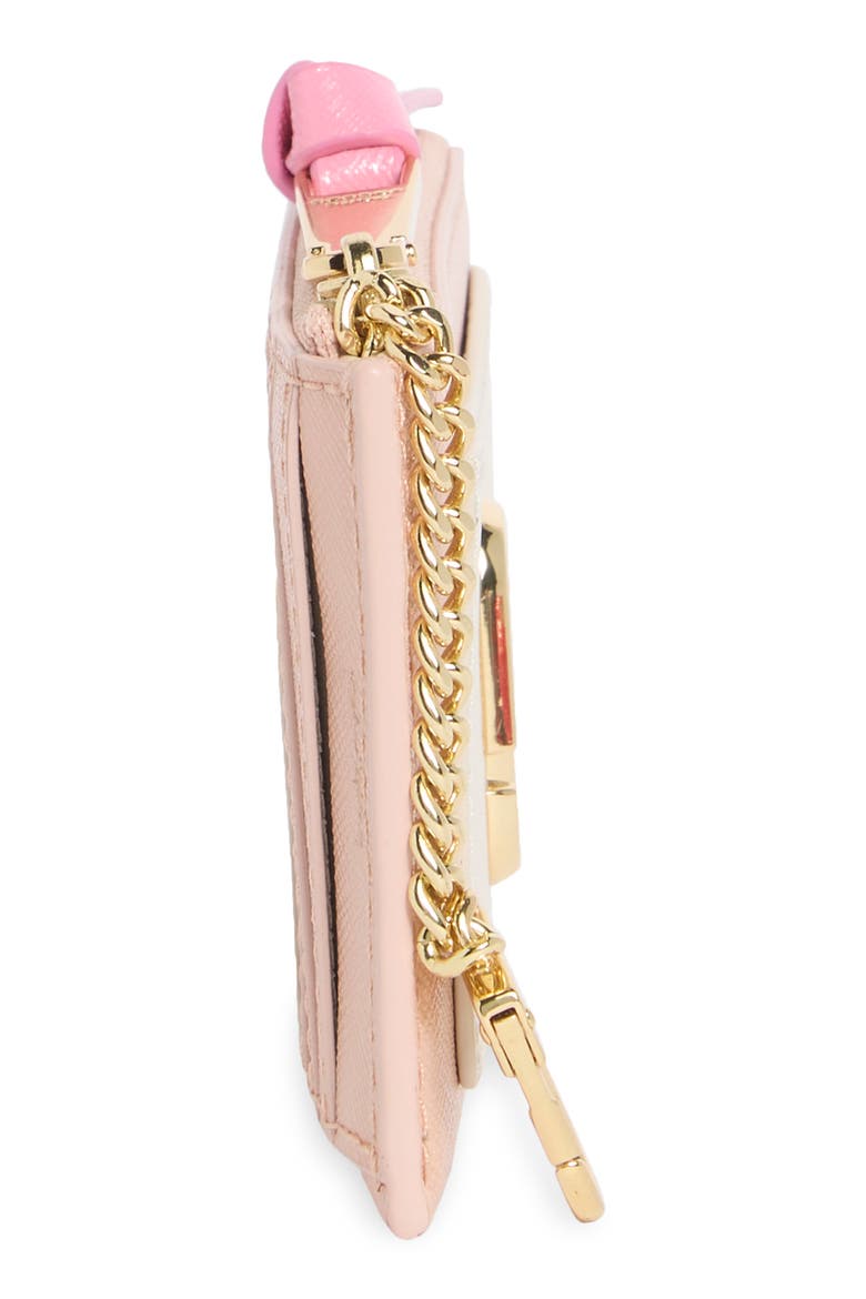 The Utility Snapshot Top Zip Card Case, Alternate, color, ROSE MULTI
