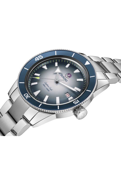 Rado Men's Swiss Automatic Captain Cook Stainless Steel Bracelet Watch 42mm In Metallic