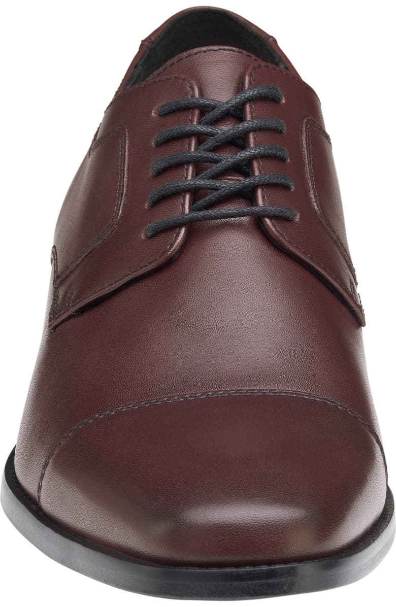 Johnston & Murphy Novick Cap Toe Derby - Wide Width Available, Alternate, color, Burgundy