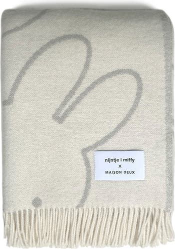 Maison Deux x Miffy Kids' Wool Blanket | Nordstrom