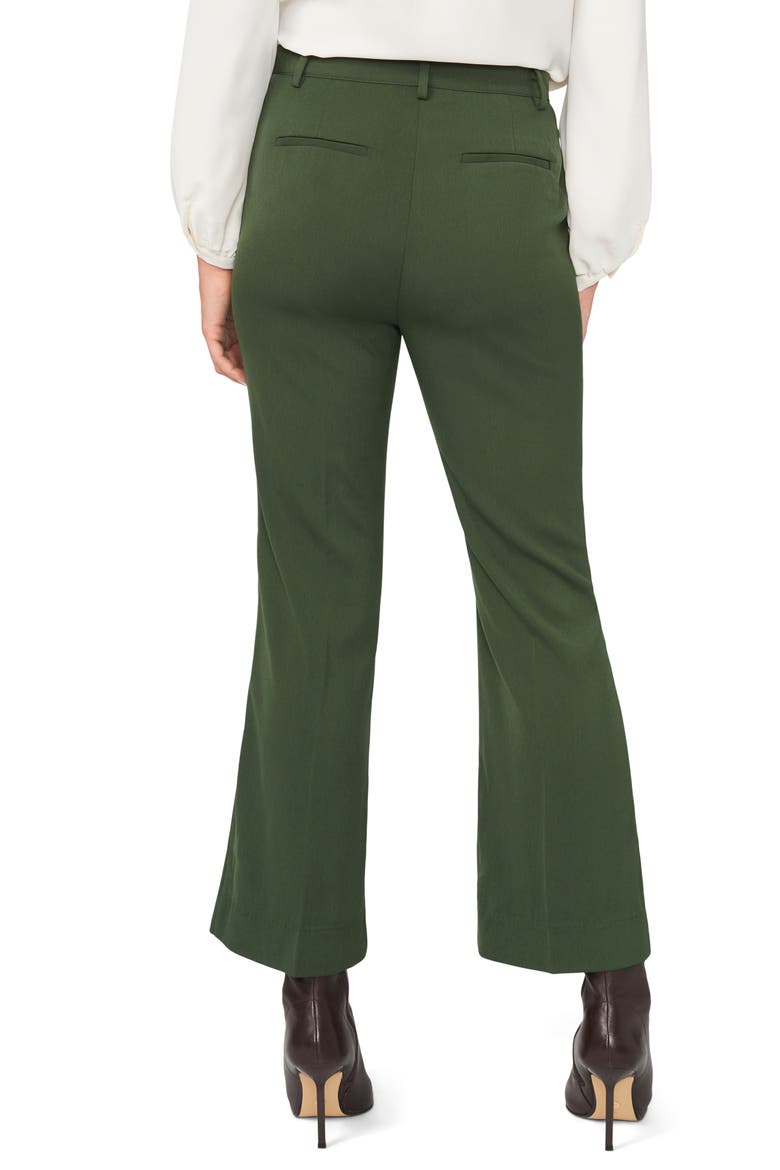 Tailored High Waist Ankle Flare Leg Pants, Alternate, color, MIDNIGHT SAGE