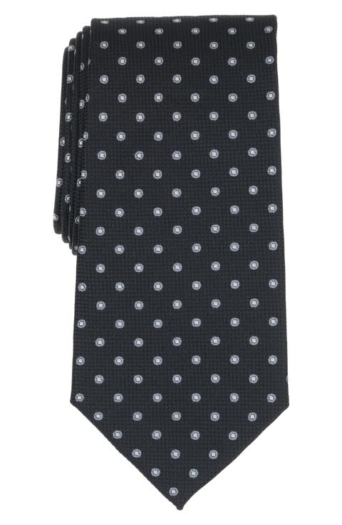 Frame Dot Silk Blend Tie
