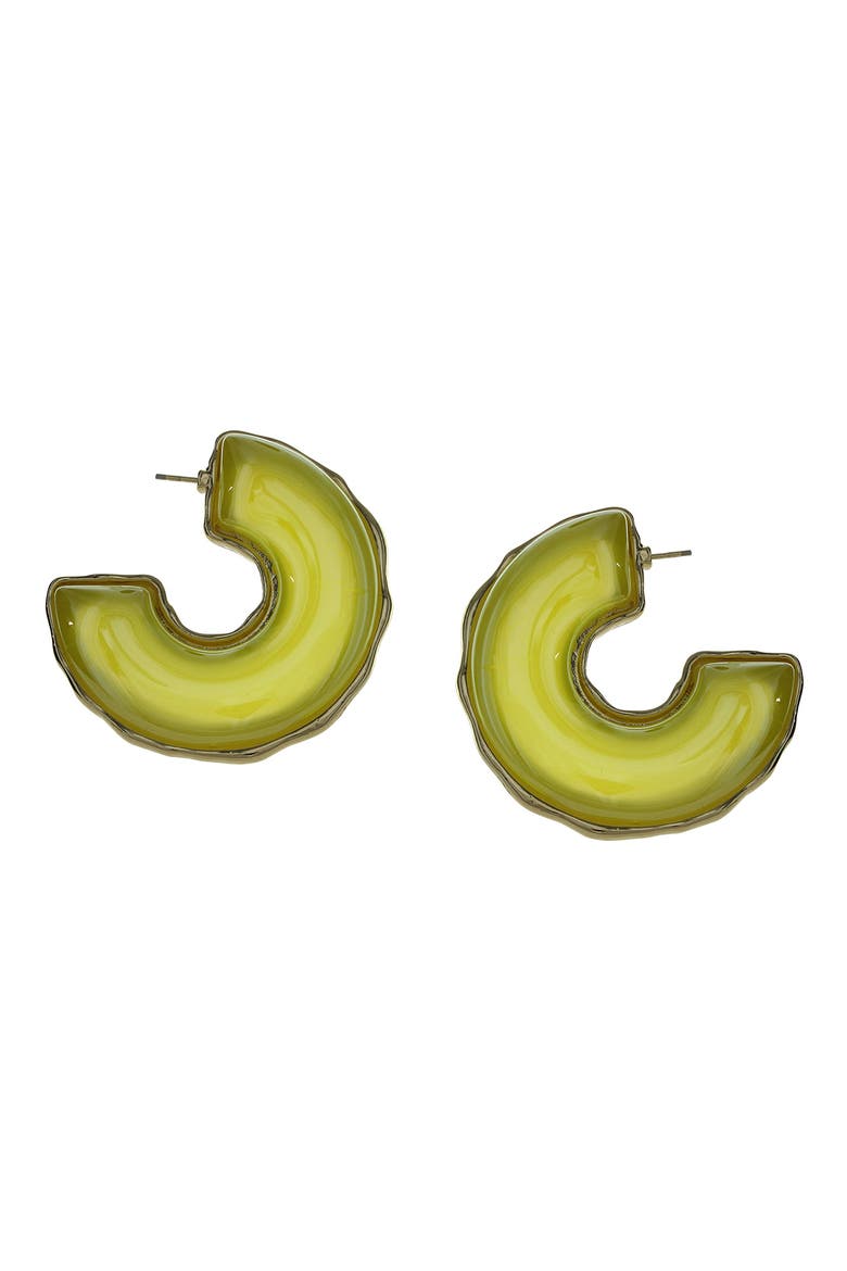 Madie Open Hoop Earrings, Main, color, GOLD / YELLOW