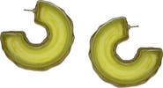 OLIVIA WELLES Madie Open Hoop Earrings