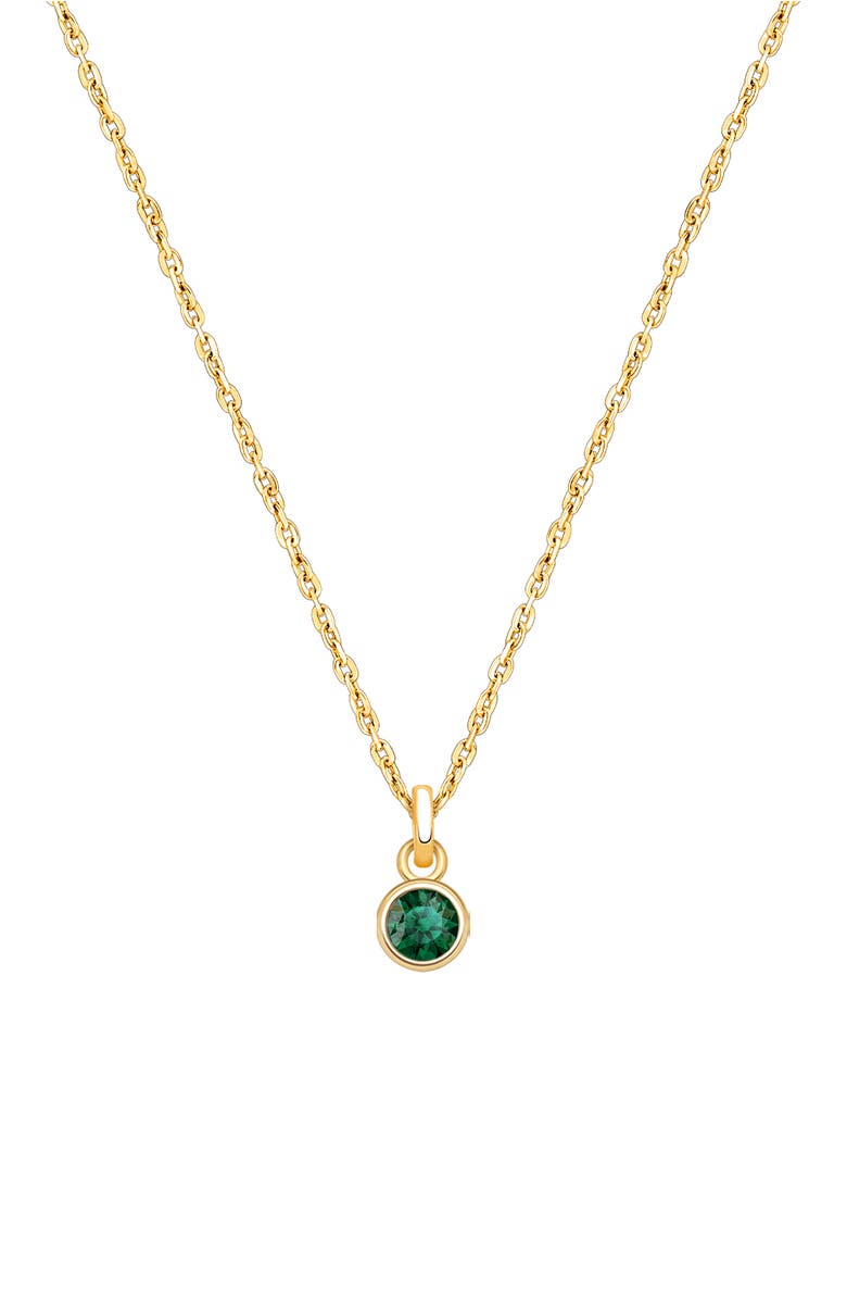 Tiny Blessings 14K Gold Birthstone 12-14" Necklace, Main, color, May