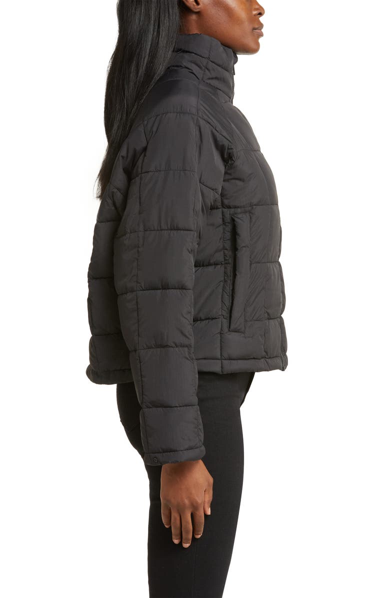 Halfdays Nellie Packable Puffer Jacket, Alternate, color, Black