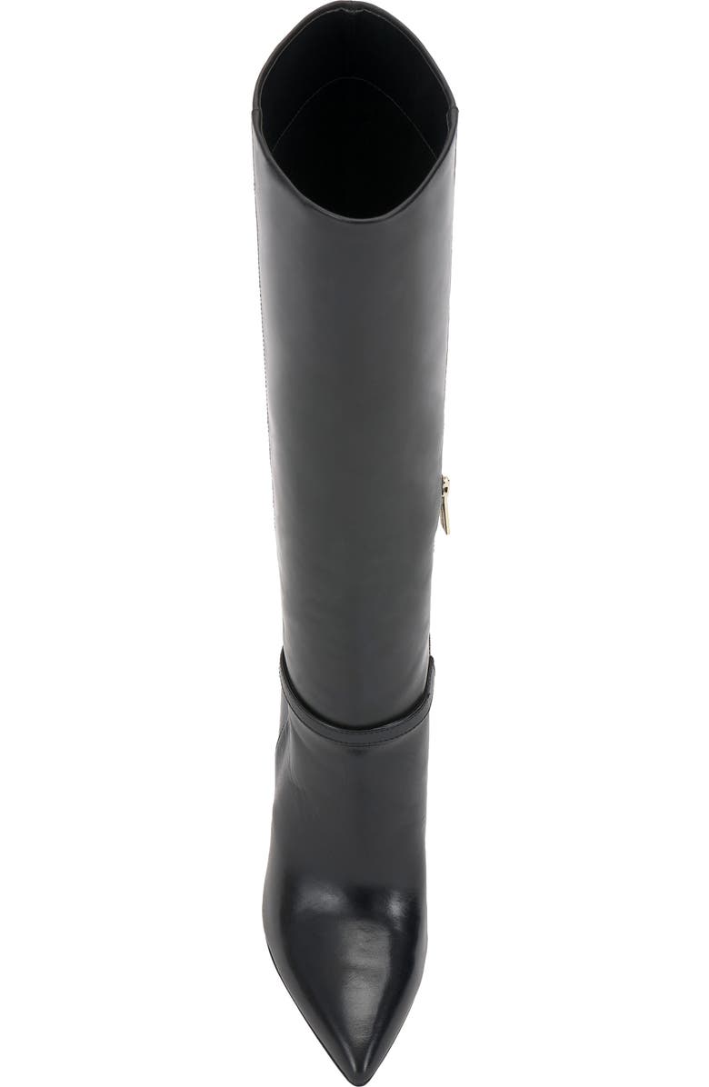 Vince Camuto Mirtha Pointed Toe Knee High Boot, Alternate, color, Black