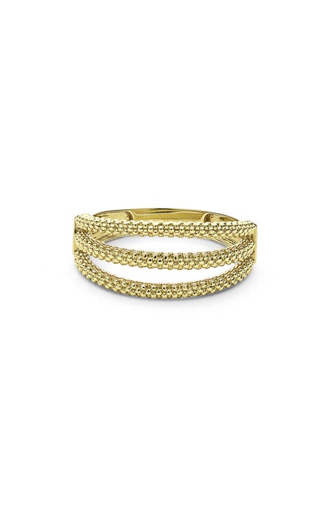 Superfine Signature Caviar Stack Ring