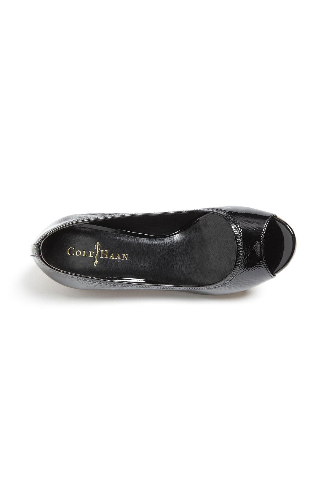'Air Tali' Wedge, Alternate, color, BLACK PATENT