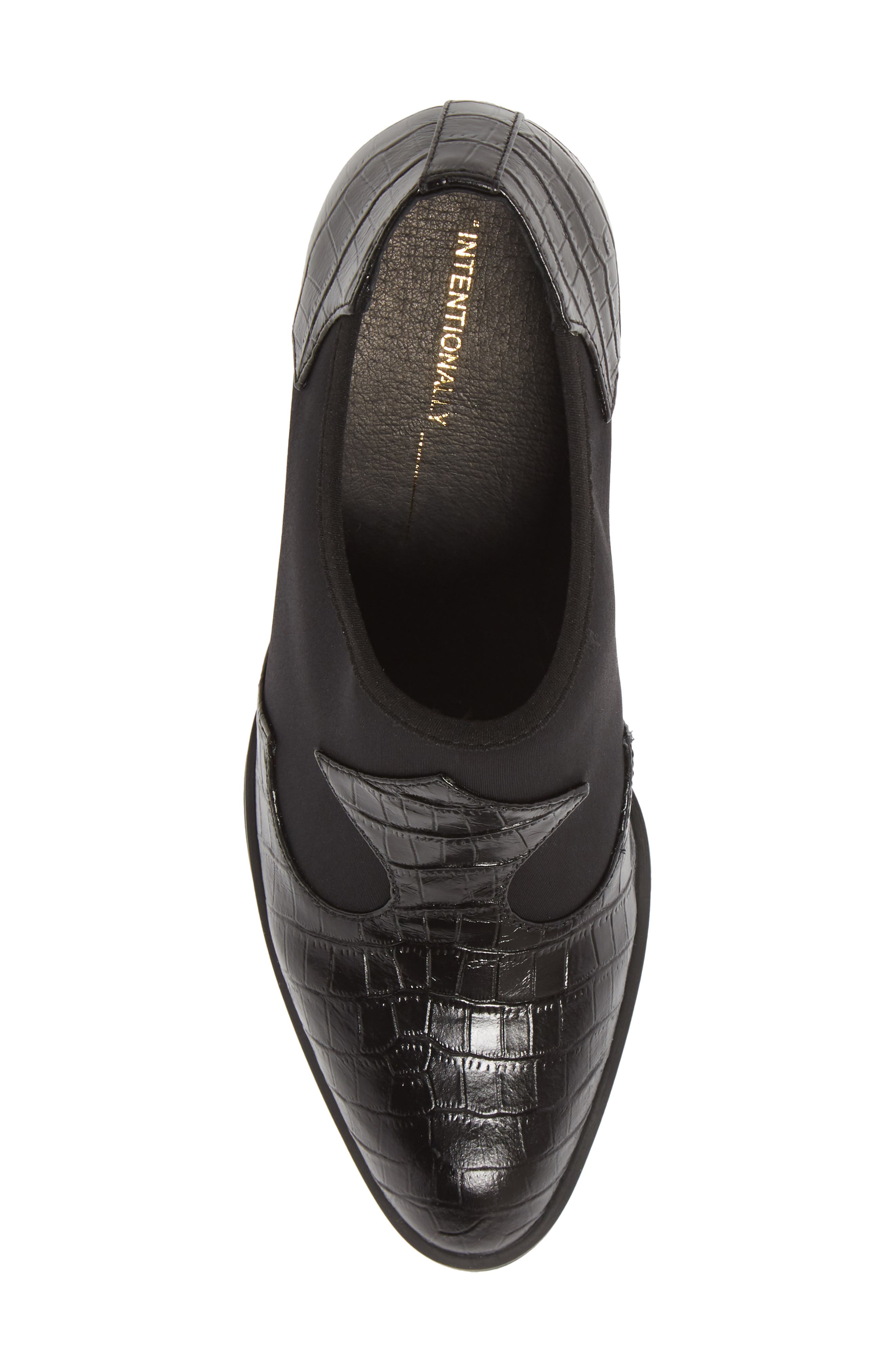 INTENTIONALLY BLANK Auntie Croc Embossed Bootie, Alternate, color, 