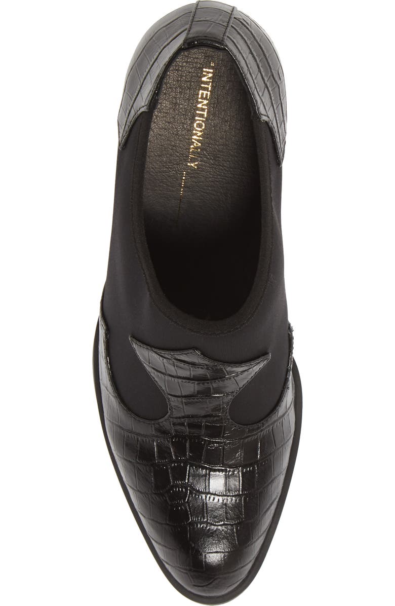 INTENTIONALLY BLANK Auntie Croc Embossed Bootie, Alternate, color,