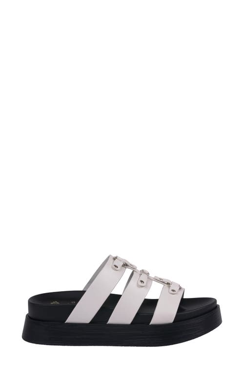 Gc Shoes Stevie Platform Slide Sandal In White