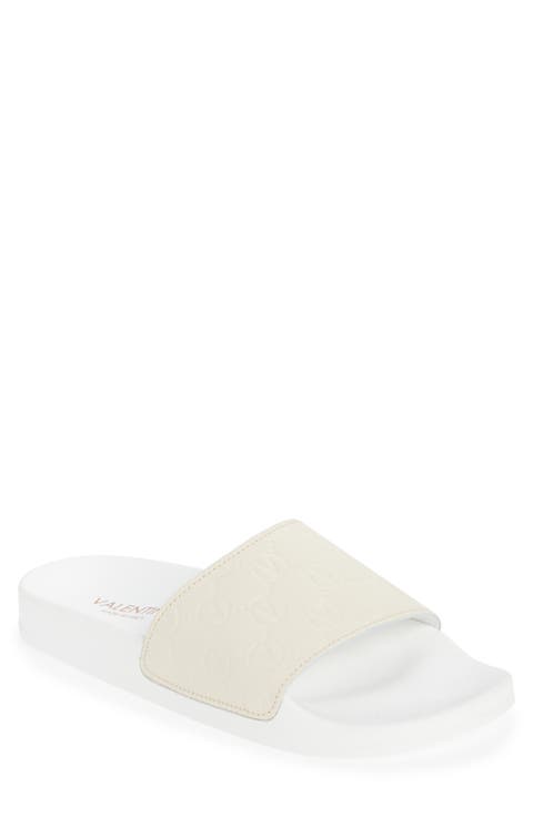 Eros Monogram Slide Sandal (Men)
