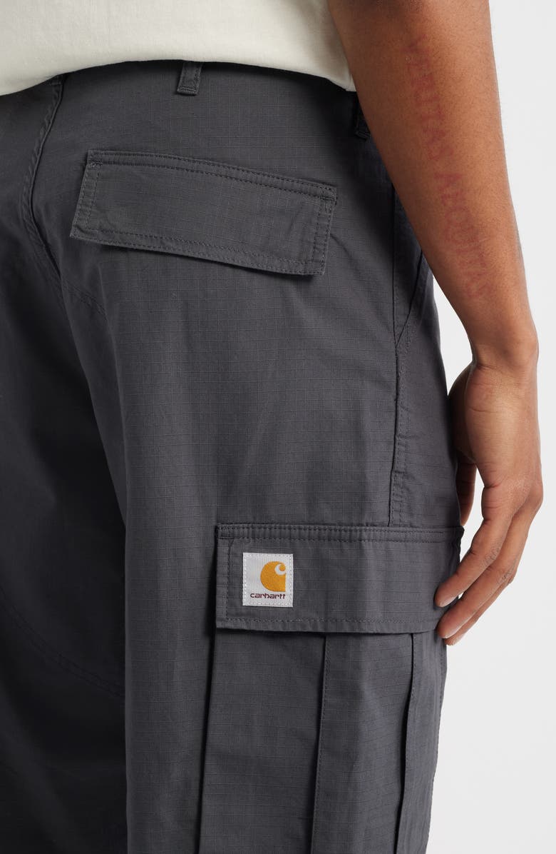 Carhartt Work In Progress Cotton Ripstop Cargo Pants, Alternate, color, Graphite