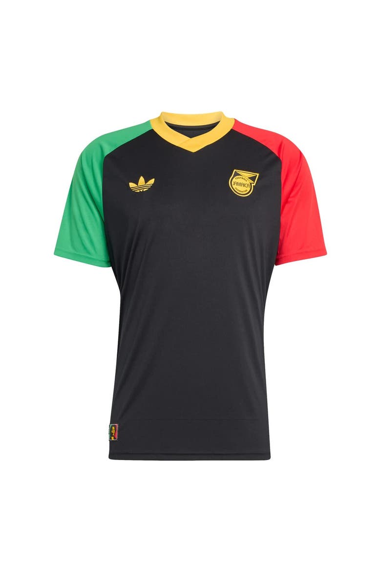 Men's adidas Black Jamaica National Team 2026 Pre-Match Training Jersey, Alternate, color, Black