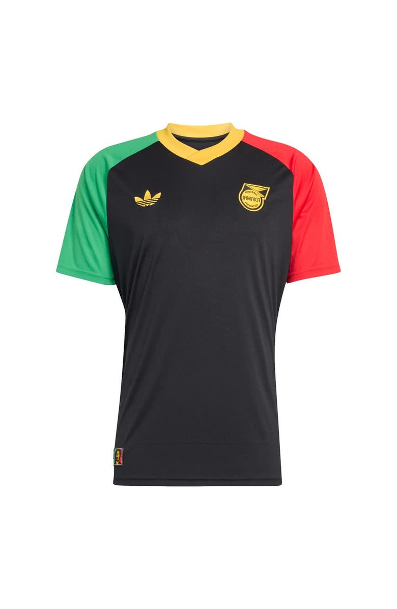 adidas Men's adidas Black Jamaica National Team 2026 Pre-Match Training Jersey, Alternate, color, Black