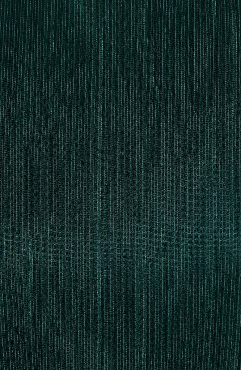 Petal & Pup Joy Long Sleeve Plissé Minidress, Alternate, color, 