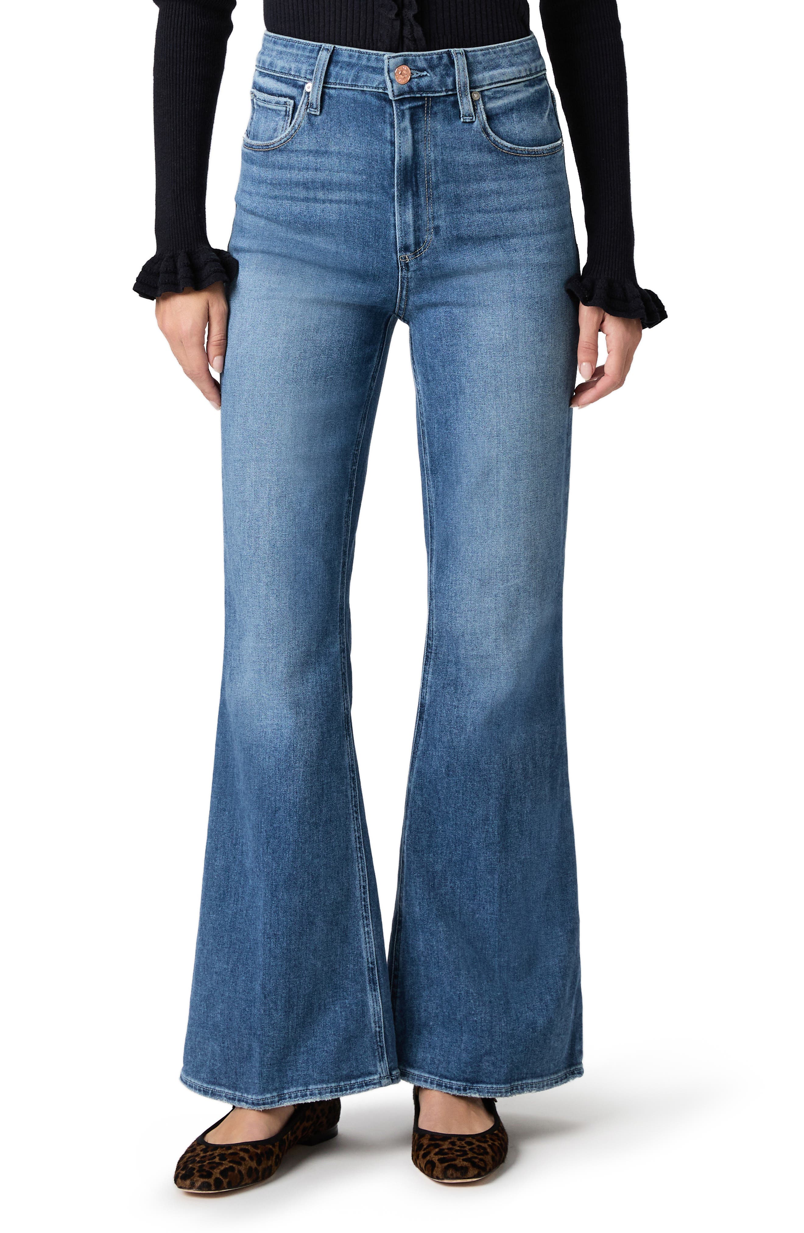 PAIGE Marlow High Waist Skimmer Flare Jeans