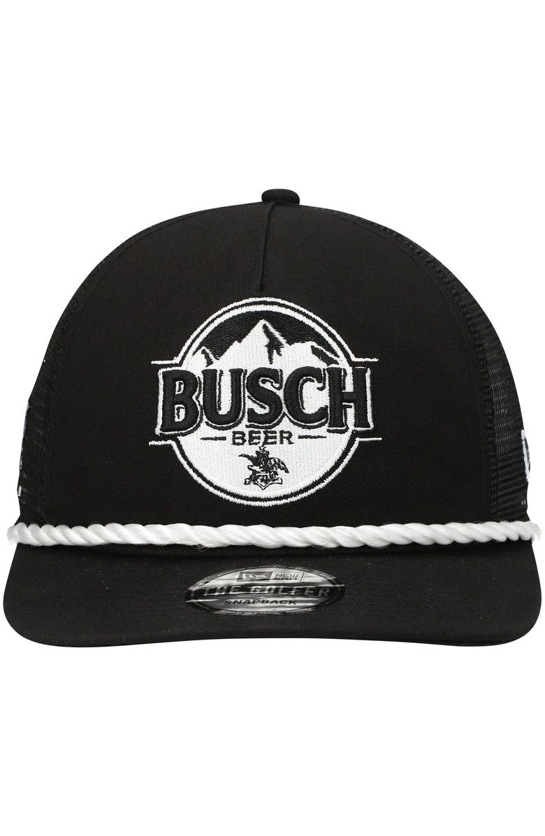 New Era Men's New Era Black Kevin Harvick Golfer Snapback Hat, Alternate, color, Black