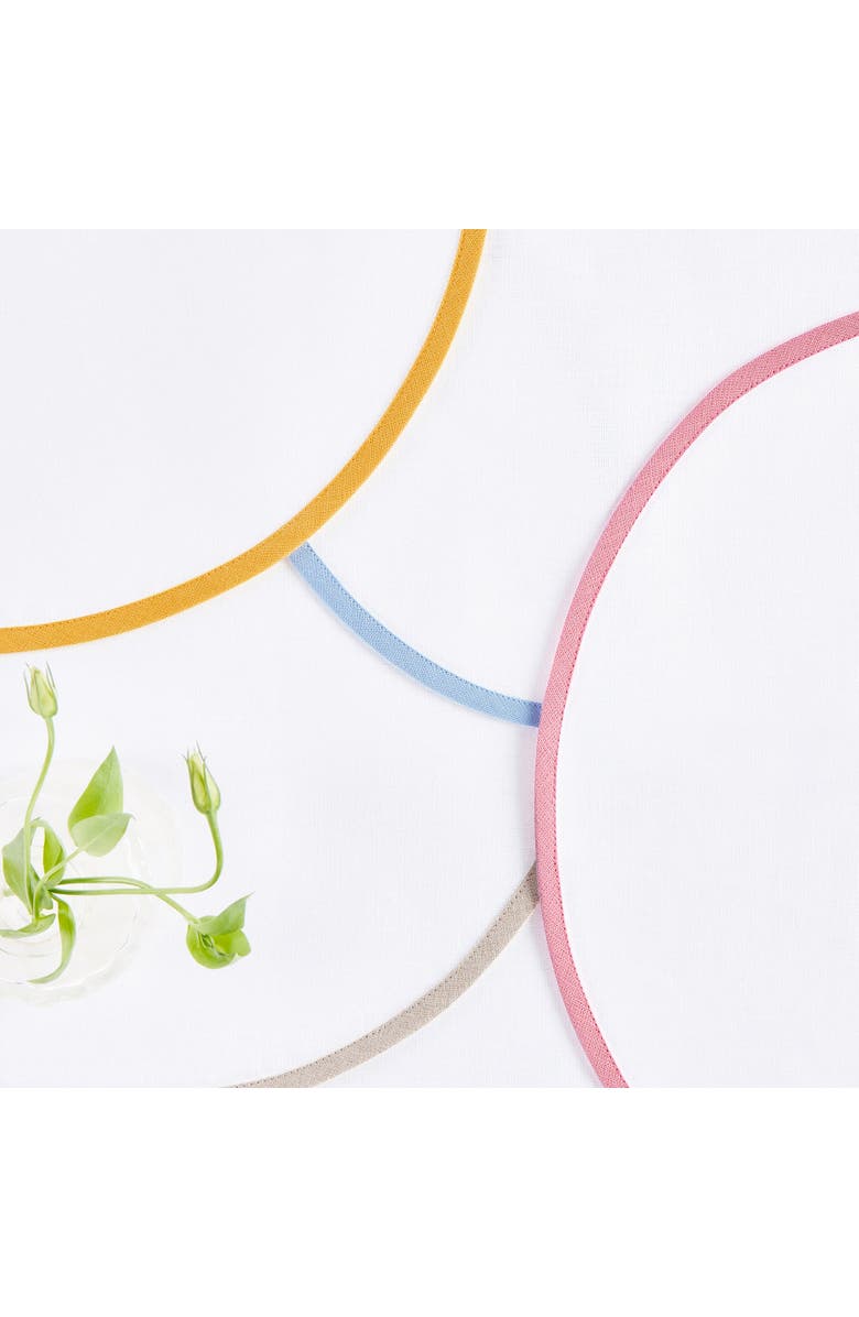 Solino Home Linen Oval Placemats - Chloe, 14 x 19, Alternate, color,