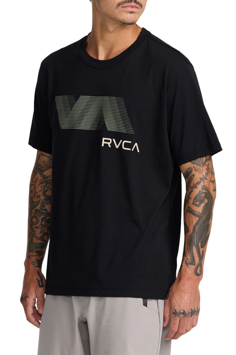 VA Blur Performance Graphic T-Shirt, Alternate, color, BLACK2