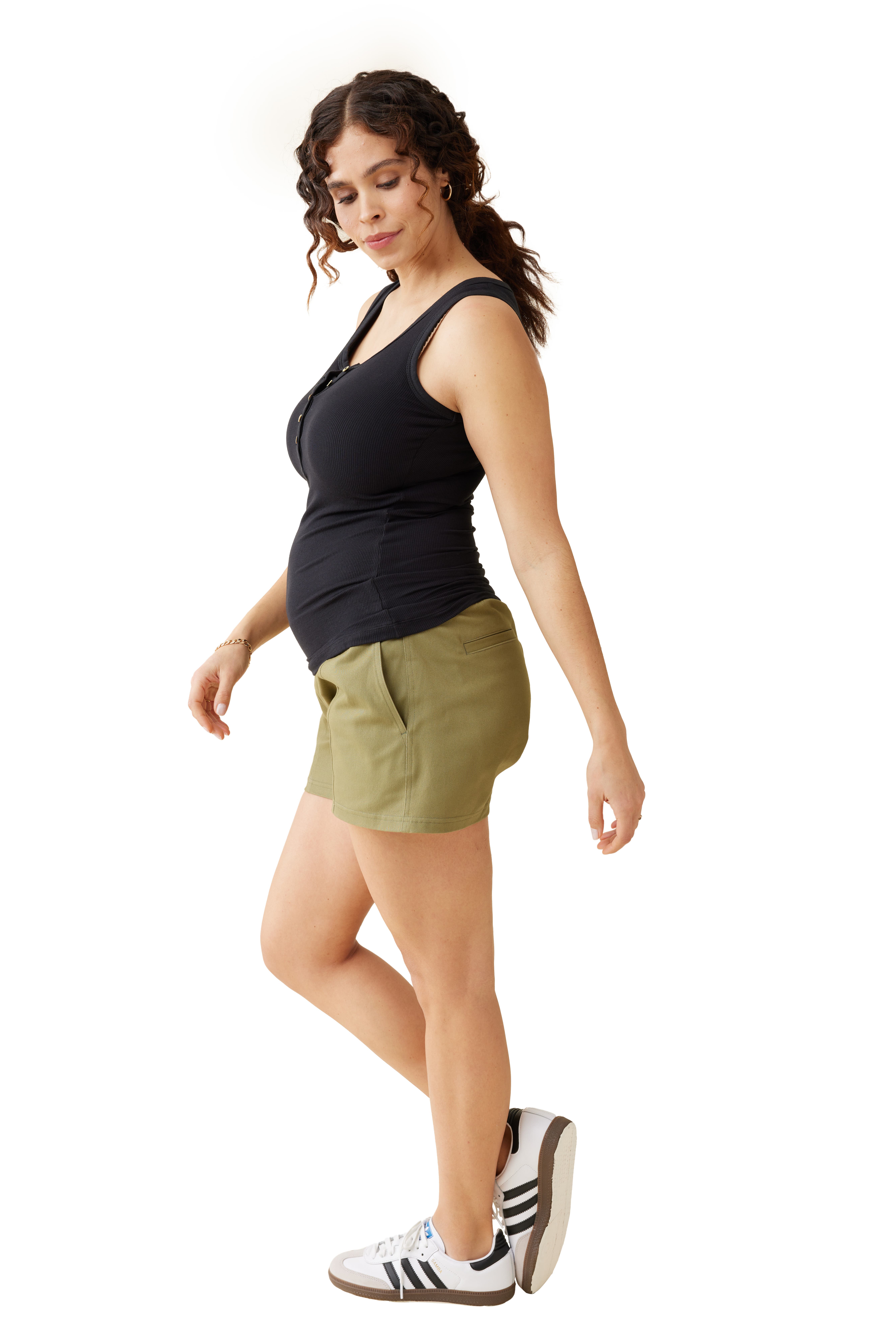 The Everyday Maternity Woven Short - image 4