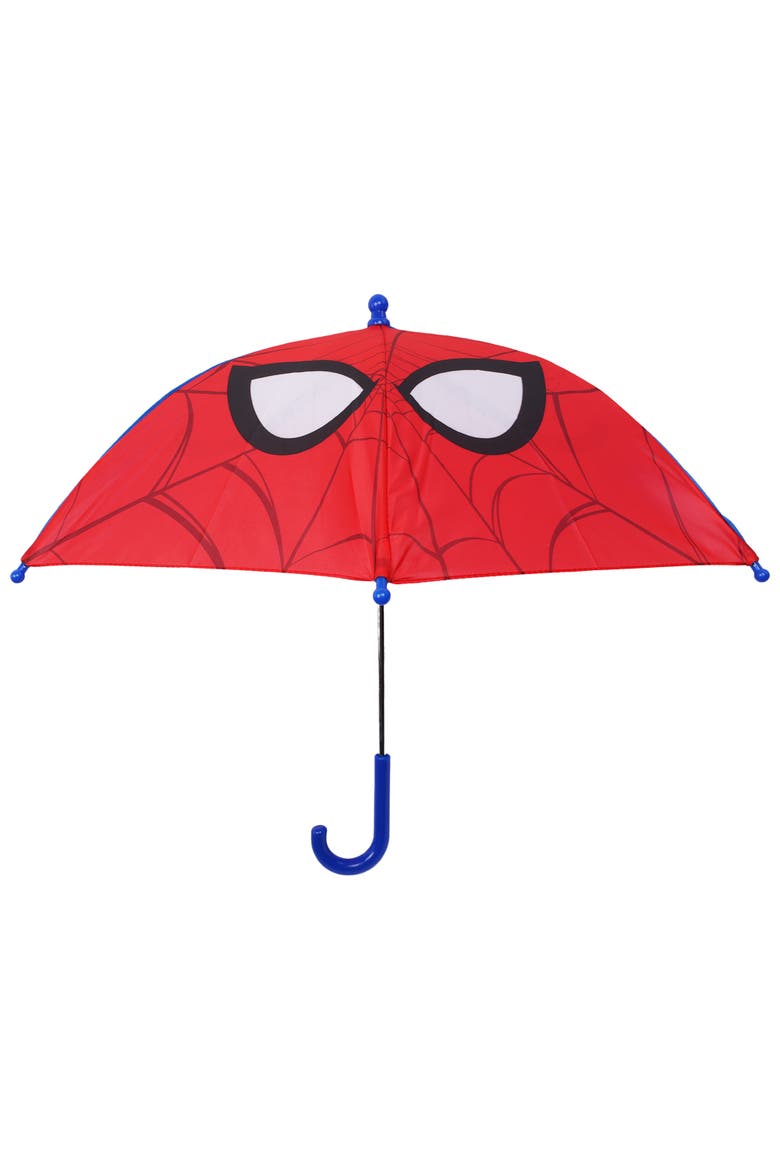 Spider-Man Face Kids Umbrella, Main, color, MULTI