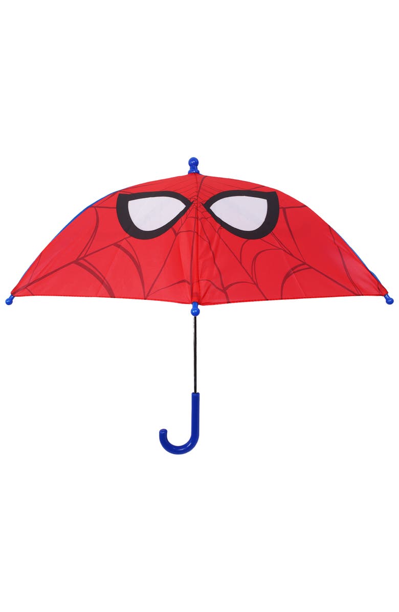 Marvel Spider-Man Face Kids Umbrella, Main, color, Multi