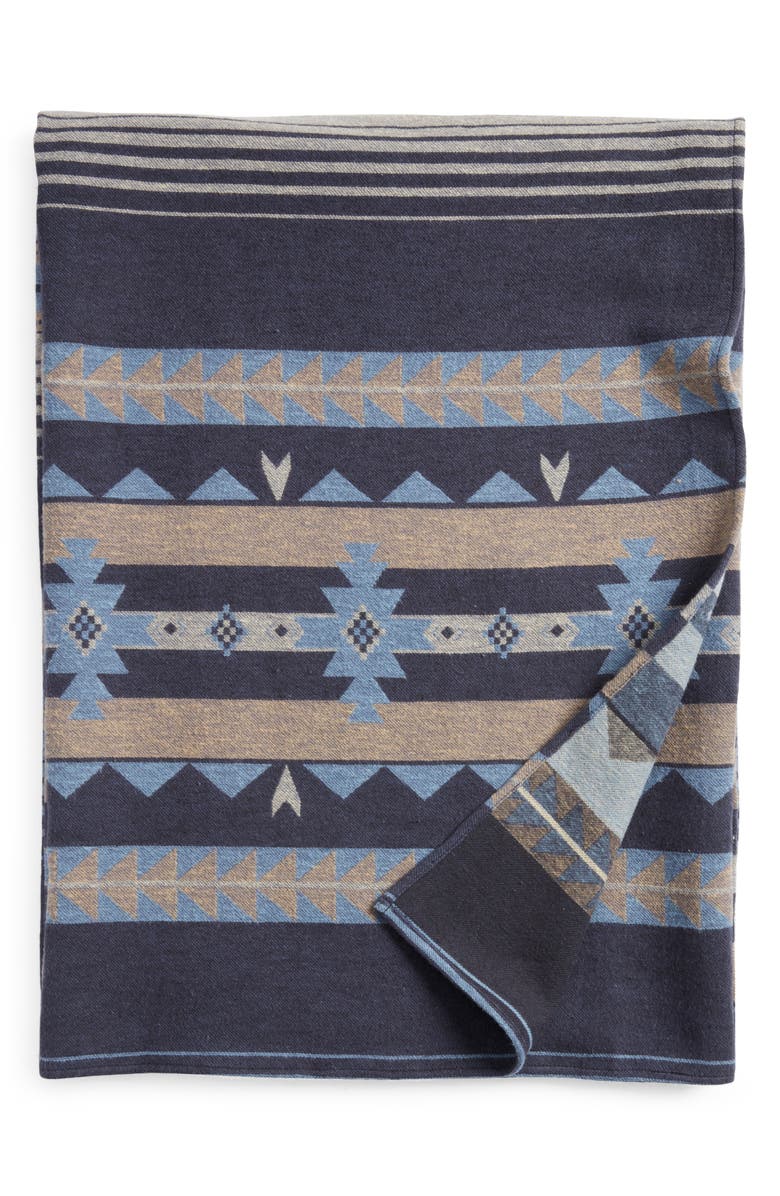 Faherty x Doug Good Feather Adirondack Blanket, Main, color,