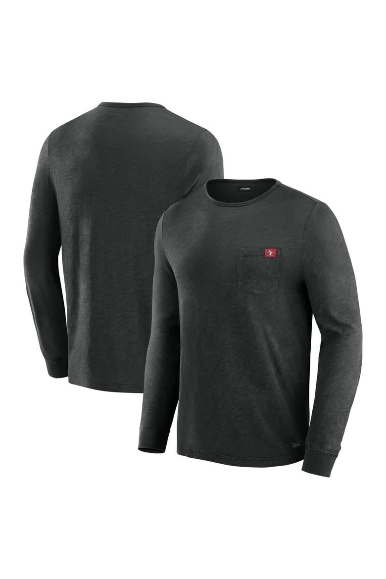 Men's J. Palmer Black San Francisco 49ers In-The-Pocket Long Sleeve T-Shirt, Main, color, Black