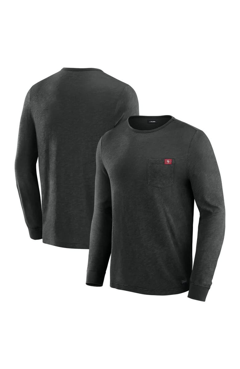 J. Palmer Men's J. Palmer Black San Francisco 49ers In-The-Pocket Long Sleeve T-Shirt, Main, color, Black
