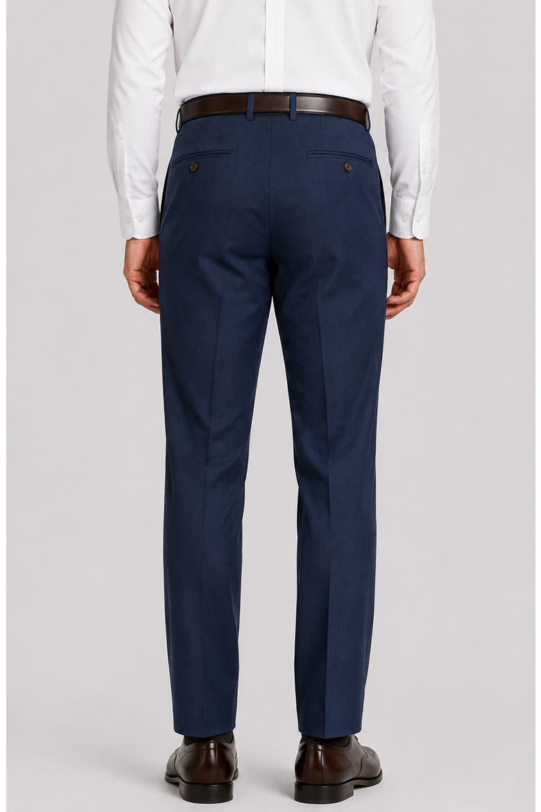 Stefano Modern Fit Wool Trousers, Alternate, color, BLUE
