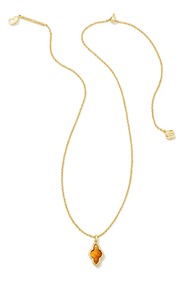Kendra Scott Abbie Framed Pendant Necklace, Alternate, color,