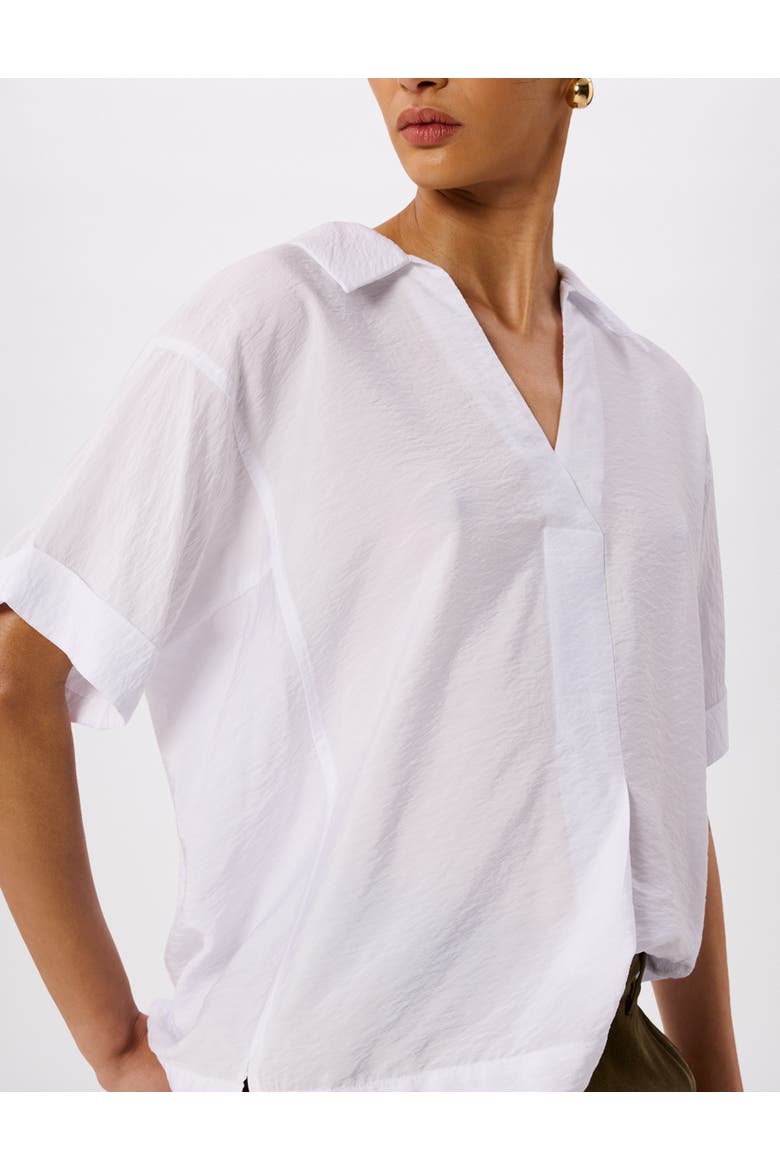 Sasha Relaxed Shirt, Alternate, color, White