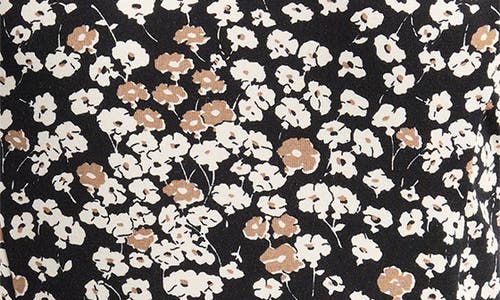 Reformation Yves Floral Knit Minidress In Black