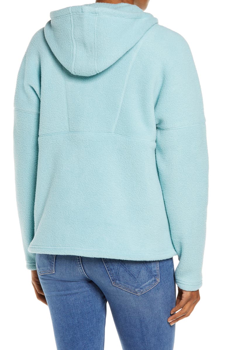 L.L.Bean Women's Katahdin Half Zip Fleece Hoodie, Alternate, color, 