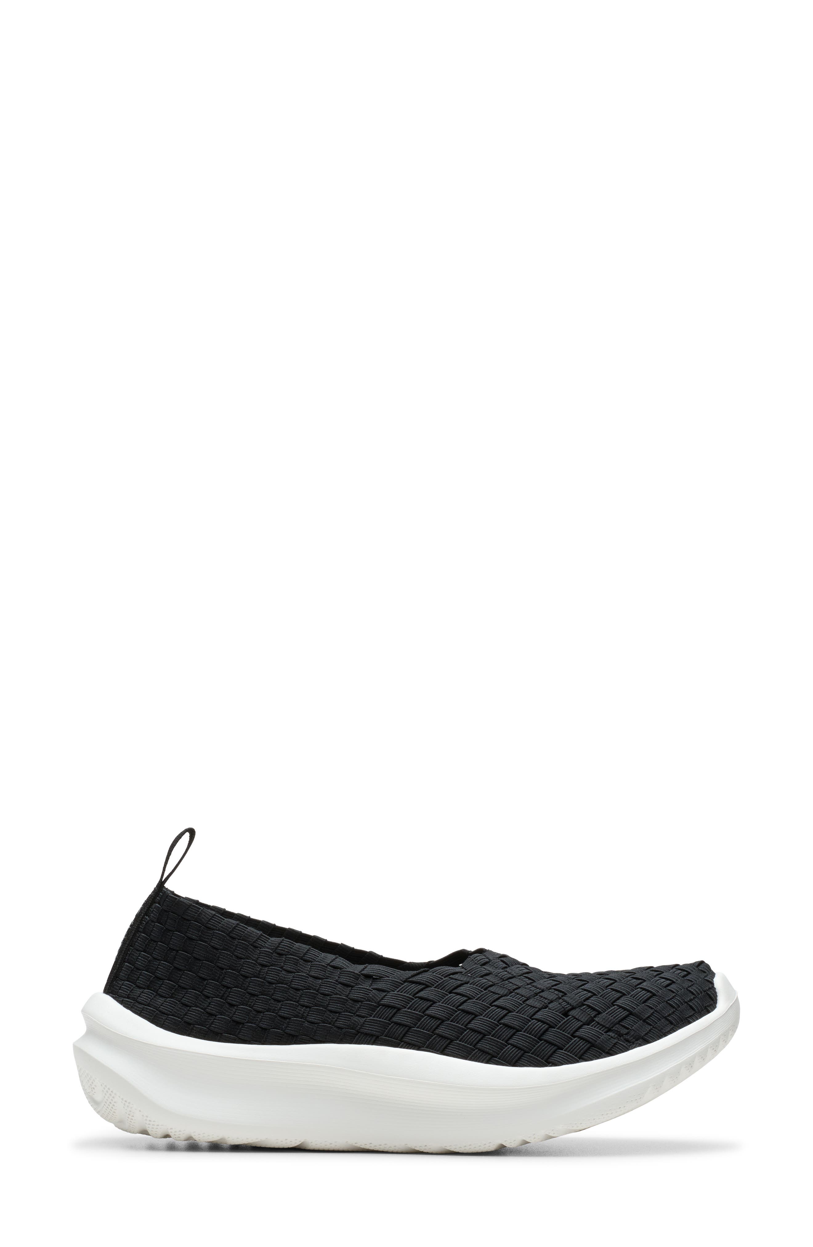 Solevana Weave Slip-On Sneaker, Alternate, color, BLACK