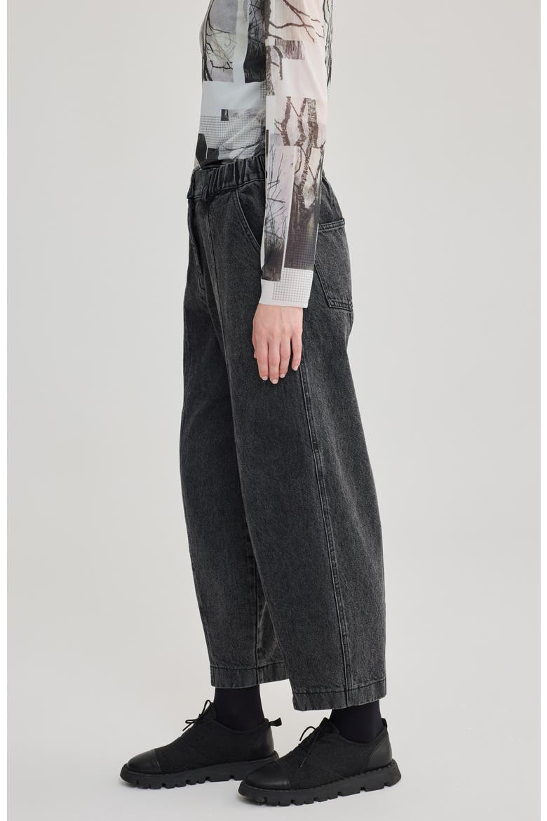 Liv Cocoon Denim Jeans, Alternate, color, Black
