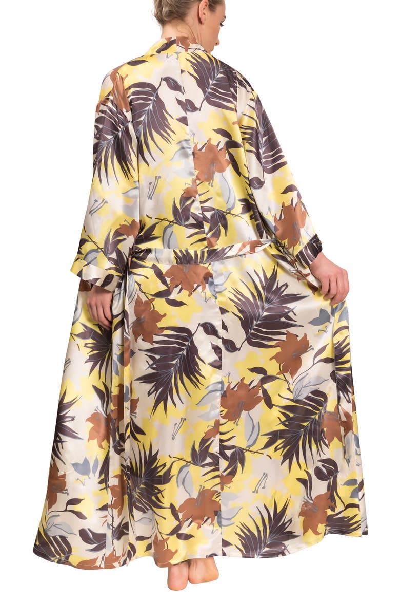 Colette Satin Wrap, Alternate, color, TROPICAL FOLIAGE