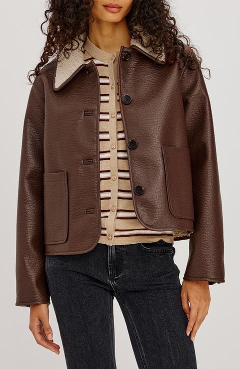Terra Faux Leather Jacket