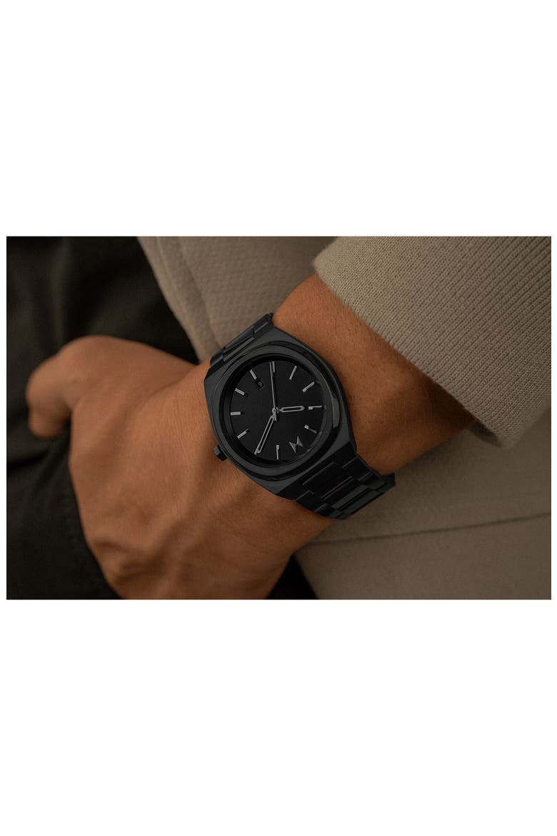 Odyssey II Bracelet Watch, 40mm case, Alternate, color, BLACK