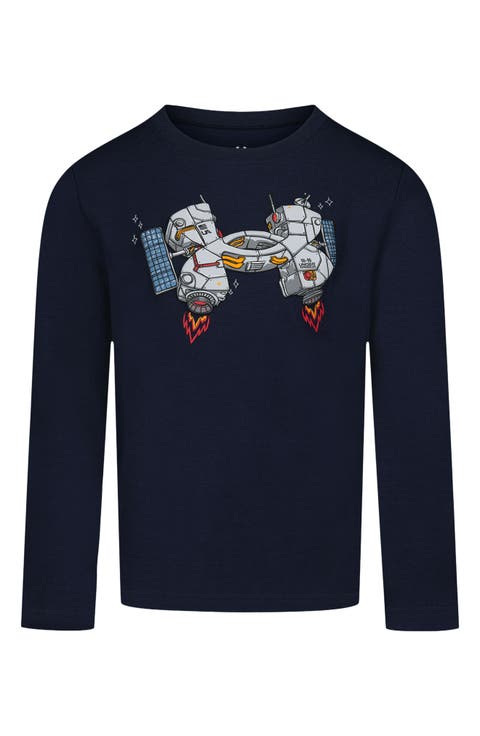 Kids' Logo Satellite Stretch Cotton Blend Graphic T-Shirt (Little Kid)