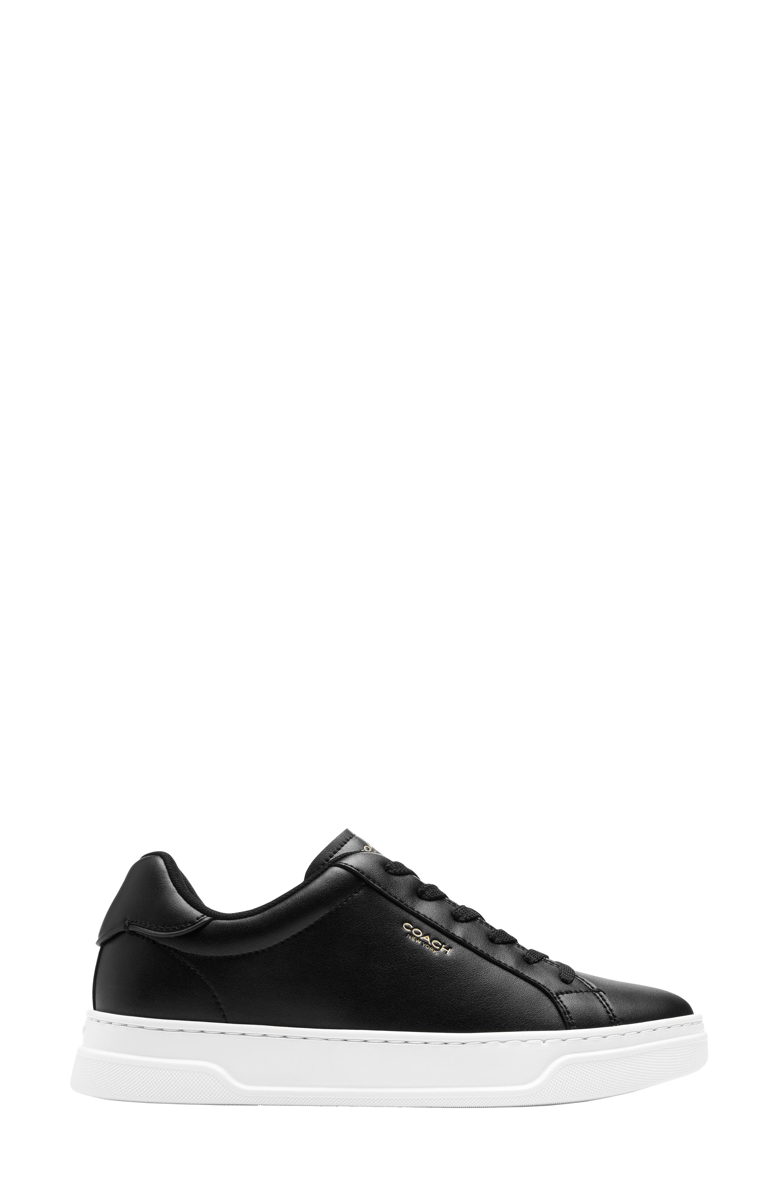 COACH High Line Sneaker, Alternate, color, Black/ Optic White