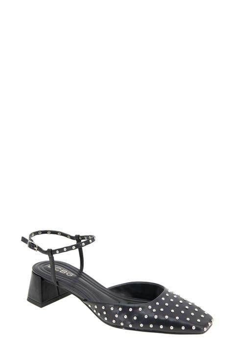 Queenie Ankle Strap Pump (Women)