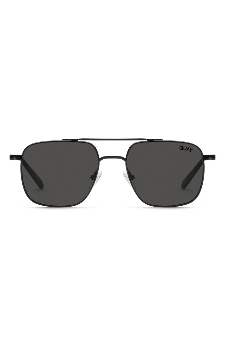 QUAY Bodyguard 54mm Polarized Aviator Sunglasses, Main, color, 