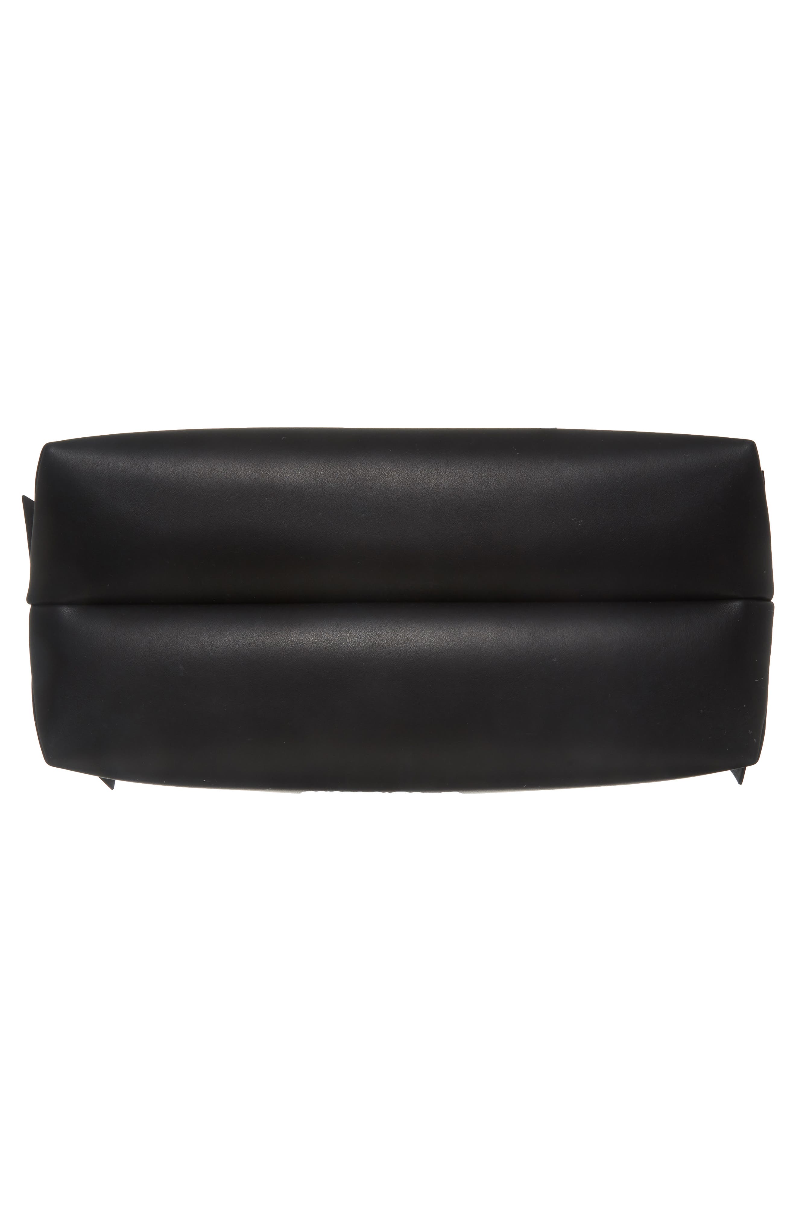 Musubi Leather Maxi Bag, Alternate, color, BLACKDNU