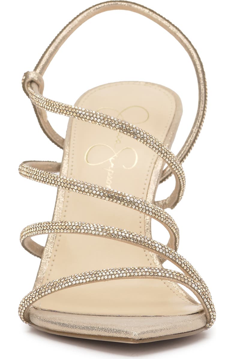 Jessica Simpson Vioreena Pointed Toe Slingback Sandal, Alternate, color, Champagne