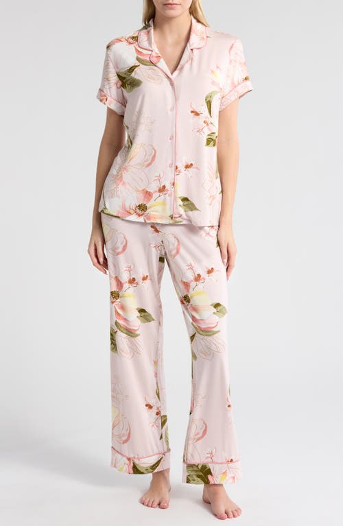 Nordstrom Moonlight Eco Crop Pajamas In Purple
