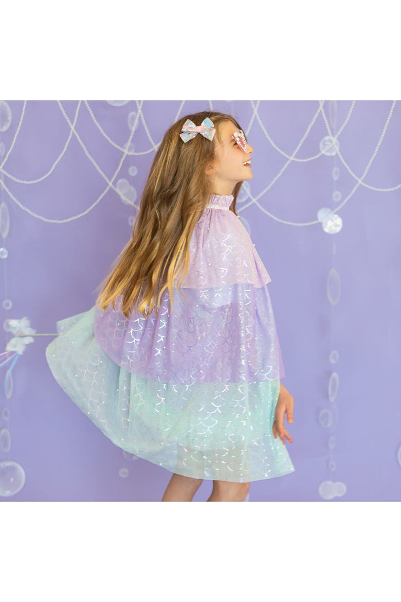 Mermaid Pearl Cape, Alternate, color, Multi